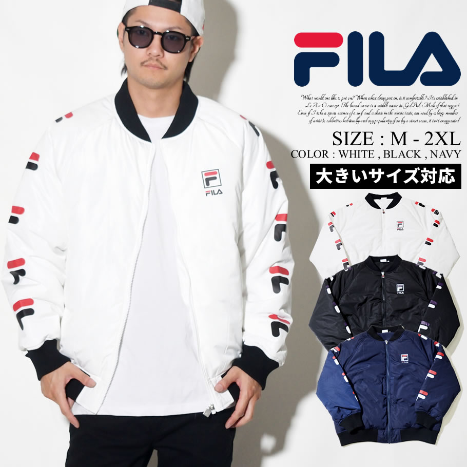FILA フィラ MA-1 ボンバージャケット メンズ 大きいサイズ FM9508 2018秋冬 新作