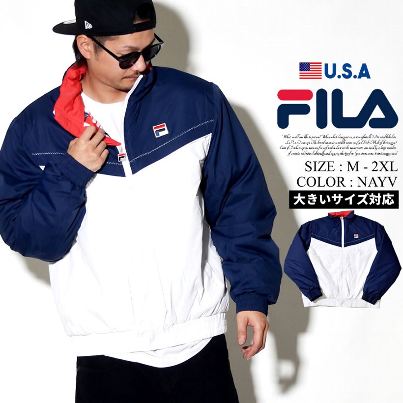 FILA フィラ 中綿ジャケット メンズ 大きいサイズ LM1834AV 2018秋冬 新作
