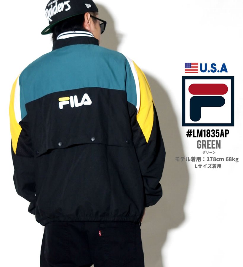 FILA フィラ ウインドブレーカー メンズ 大きいサイズ LM1835AP 2018秋冬 新作