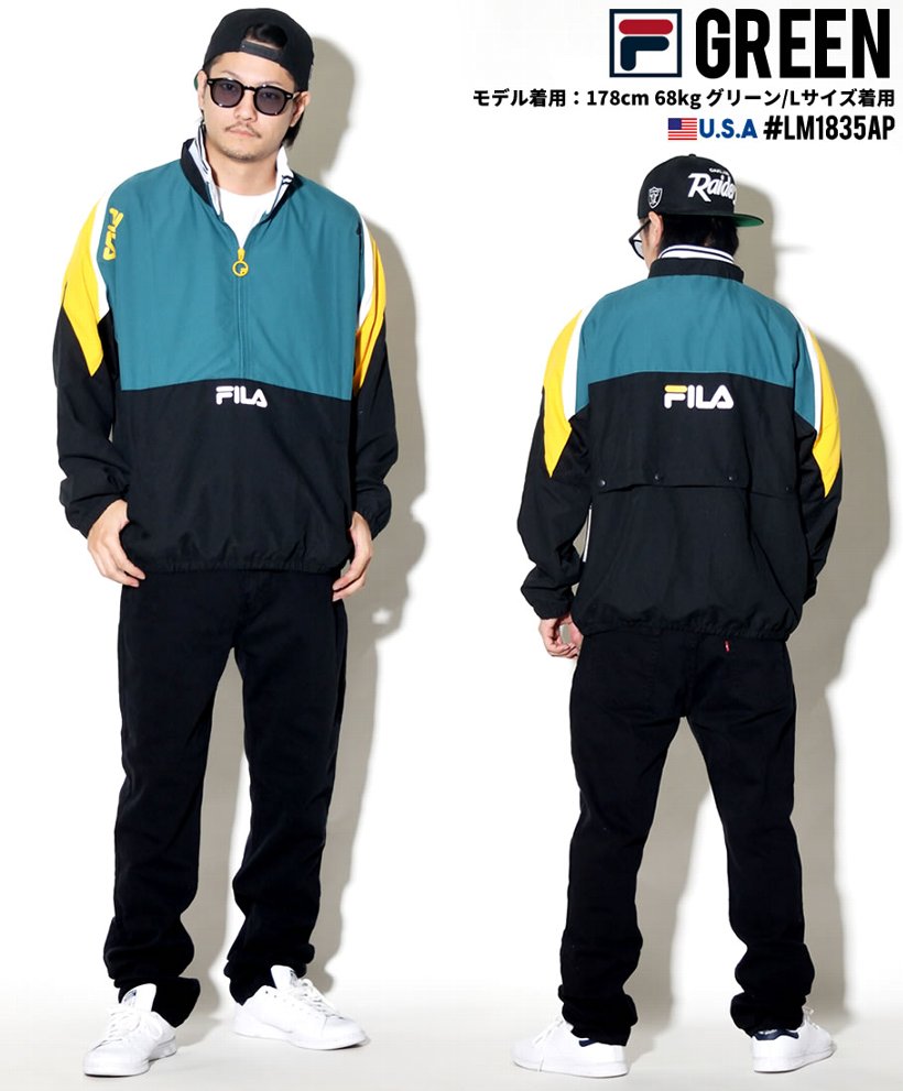 FILA フィラ ウインドブレーカー メンズ 大きいサイズ LM1835AP 2018秋冬 新作