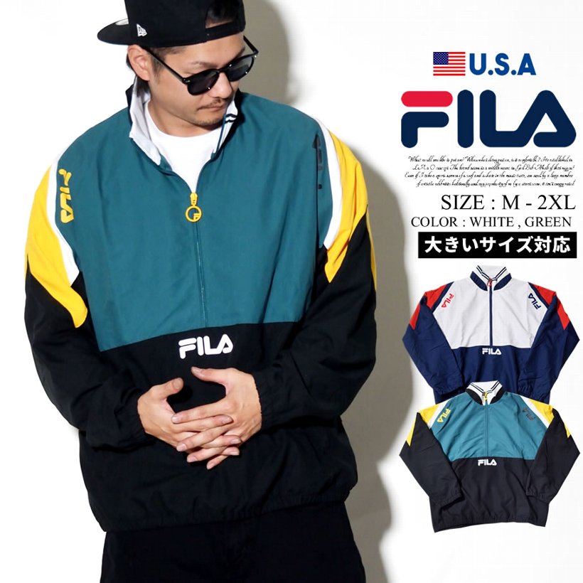 FILA フィラ ウインドブレーカー メンズ 大きいサイズ LM1835AP 2018秋冬 新作