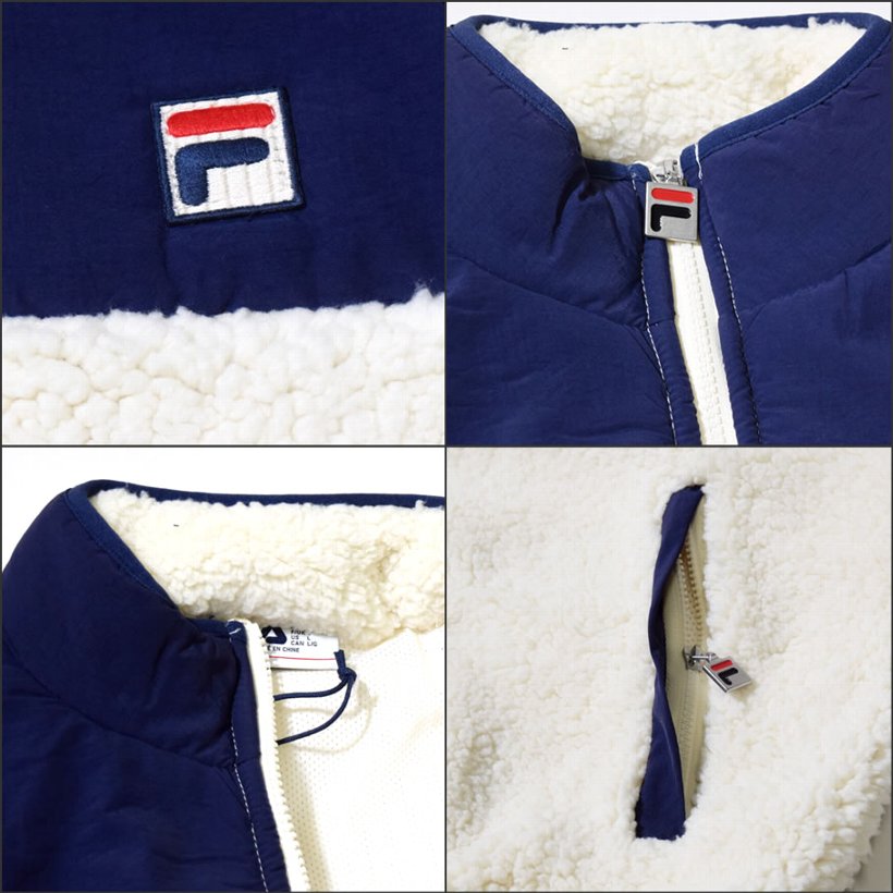 FILA フィラ シェルパジャケット メンズ 大きいサイズ LM1838AN 2018秋冬 新作