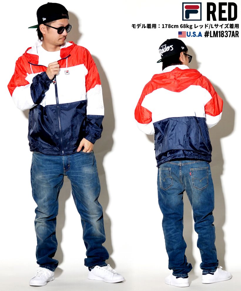 FILA フィラ ウインドブレーカー メンズ 大きいサイズ LM1839AQ 2018秋冬 新作