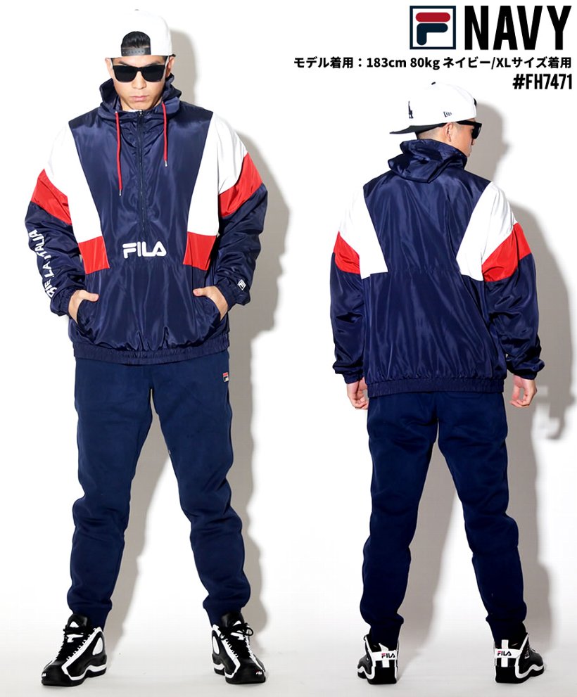 FILA フィラ アノラックジャケット メンズ 大きいサイズ FH7471 USモデル 2019春 新作