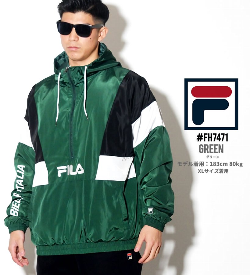 FILA フィラ アノラックジャケット メンズ 大きいサイズ FH7471 USモデル 2019春 新作