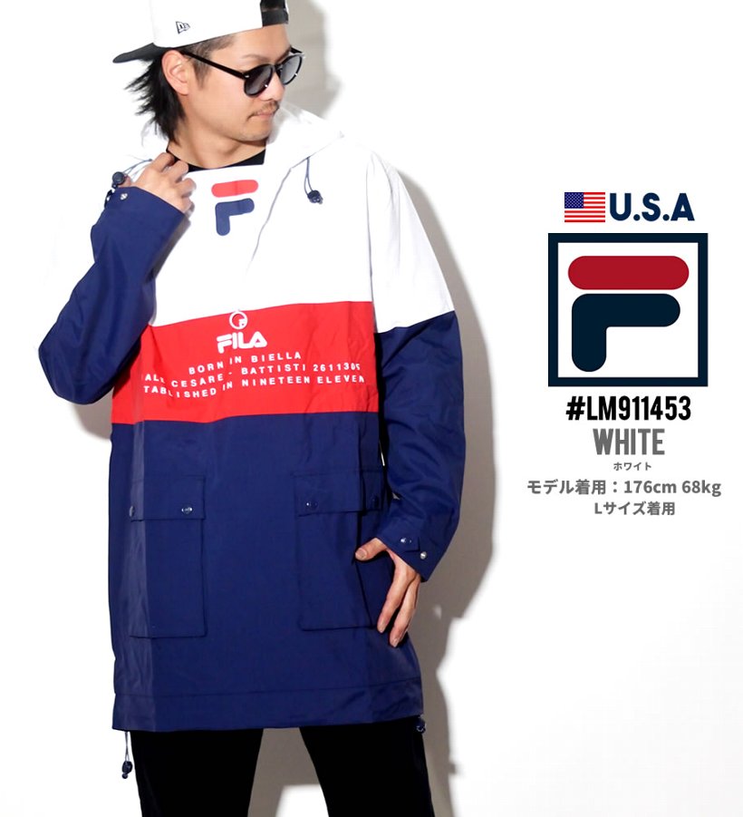 FILA フィラ ウーブンジャケット メンズ 大きいサイズ LM911453 USモデル 服 帽子 通販