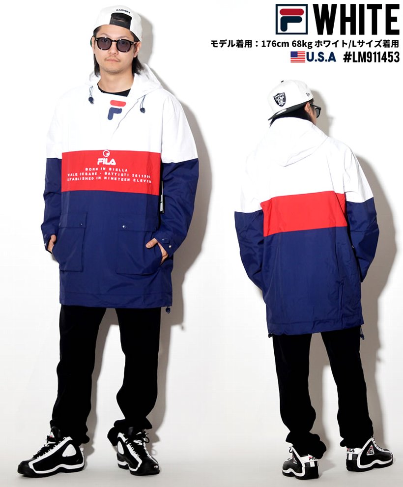 FILA フィラ ウーブンジャケット メンズ 大きいサイズ LM911453 USモデル 服 帽子 通販