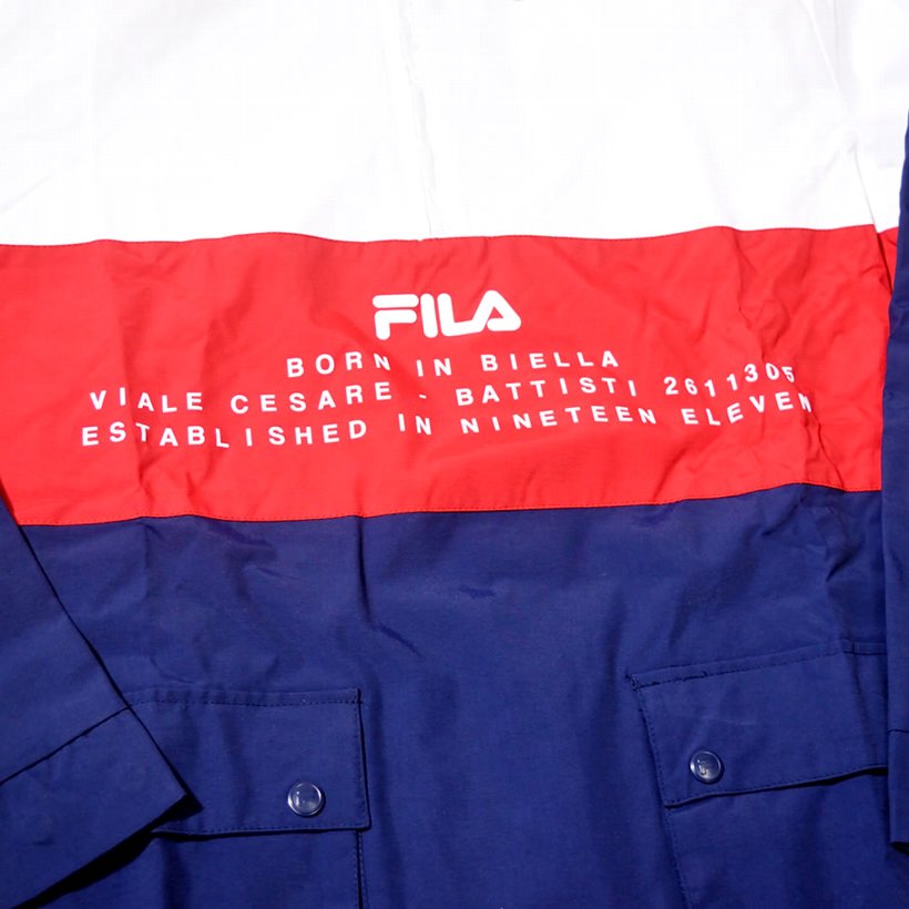 FILA フィラ ウーブンジャケット メンズ 大きいサイズ LM911453 USモデル 服 帽子 通販