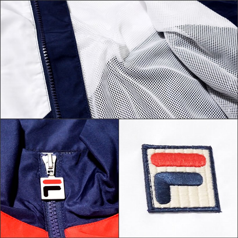 FILA フィラ ウインドブレーカー メンズ 大きいサイズ LM911298 USモデル ストリート系 スポーツ ヒップホップ ファッション 服 通販