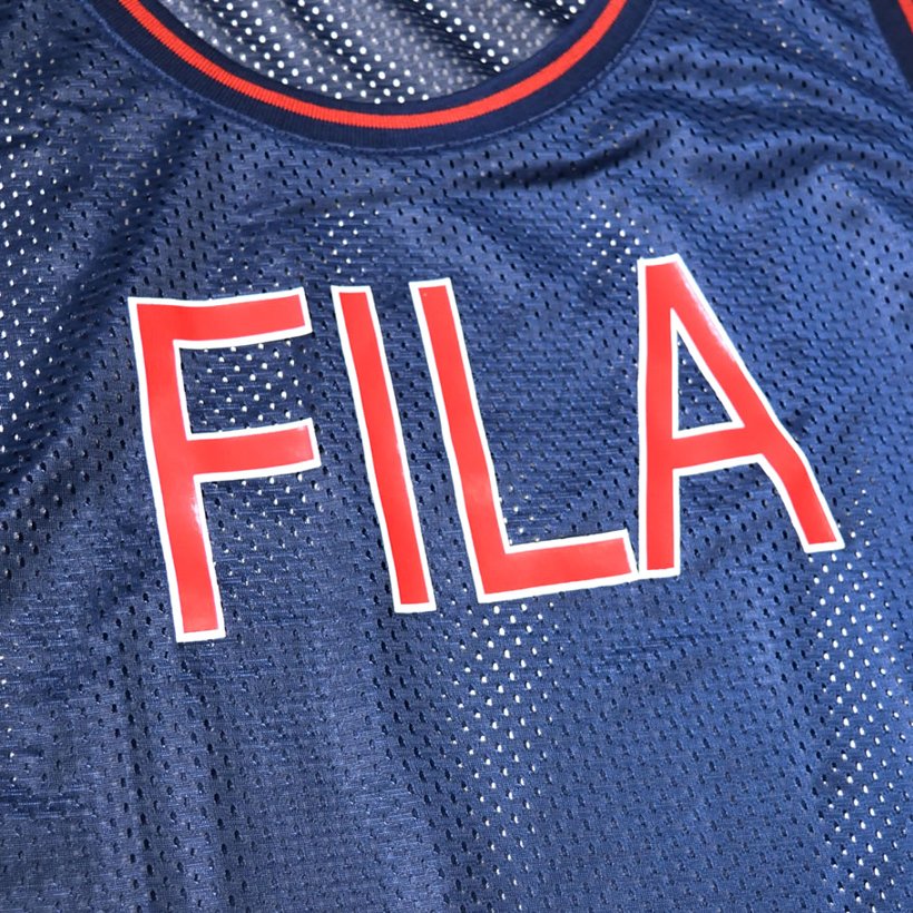 FILA フィラ メッシュ タンクトップ メンズ FM9402 紺