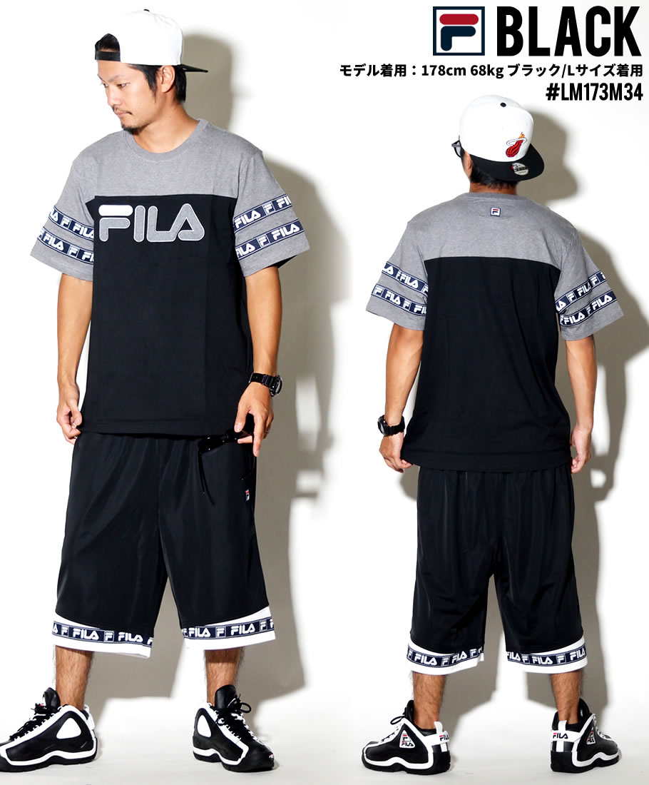 FILA フィラ Tシャツ メンズ 半袖 おしゃれ ブランド ロゴT LM173M34 日本未発売