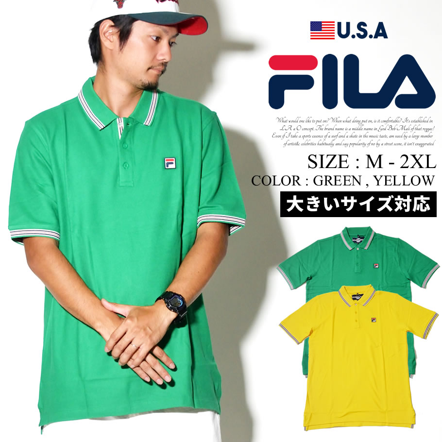Fila フィラ ポロシャツ メンズ 半袖 ロゴ ストリート系 ヒップホップ ファッション 通販 Lm161rm4 Fltt010 Fila フィラ ポロシャツ メンズ 半袖 ロゴ ストリート系 ヒップホップ ファッション 通販 Lm161rm4 Fltt010