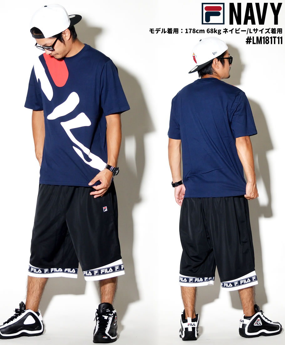 FILA フィラ Tシャツ メンズ 半袖 おしゃれ ブランド MindblowerロゴT LM181T11 日本未発売