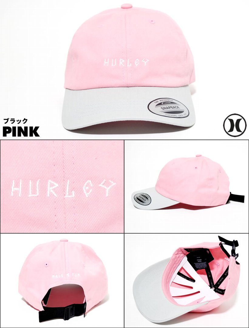 Hurley ハーレー キャップ メンズ 帽子 サイズ調節可能 AT9752 USモデル 2019春 新作