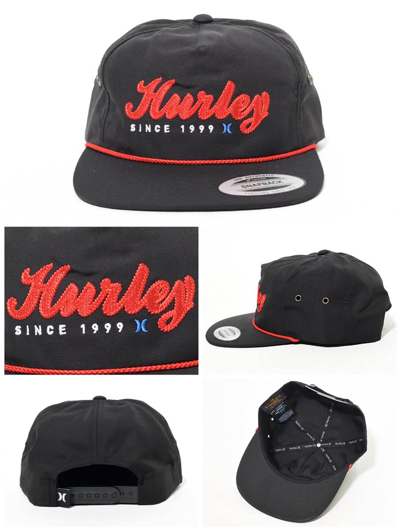 Hurley ハーレー キャップ メンズ レディース ネームロゴ ブラック Surf Park Hat Cq8653 Hurley ハーレー キャップ メンズ レディース ネームロゴ ブラック Surf Park Hat Cq8653