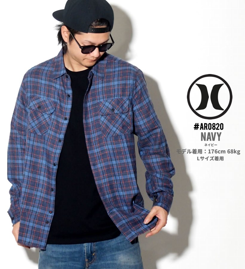 Hurley ハーレー ネルシャツ メンズ 長袖 AR0820 USモデル 2019春 新作
