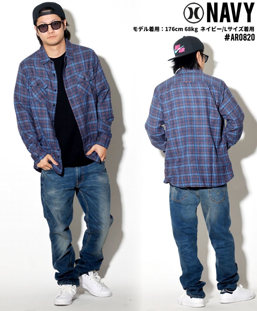 Hurley ハーレー ネルシャツ メンズ 長袖 AR0820 USモデル 2019春 新作
