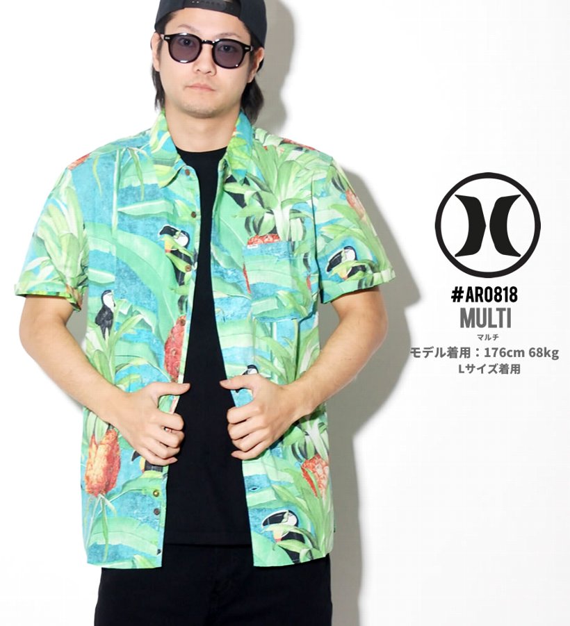 Hurley ハーレー アロハシャツ メンズ 半袖 AR0818 USモデル 2019春 新作