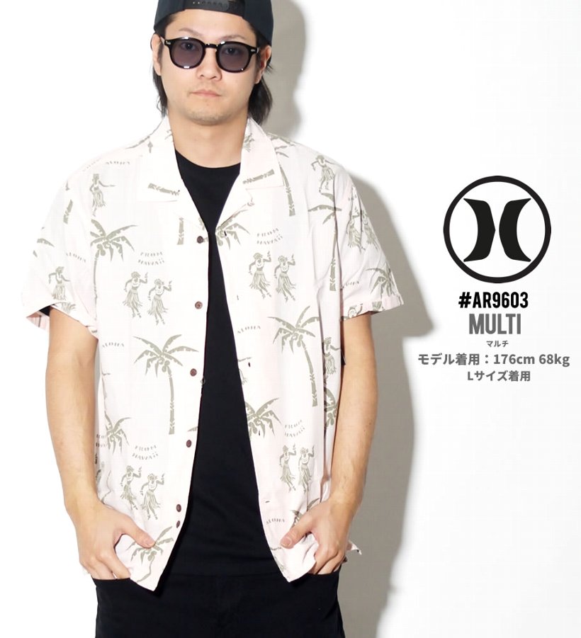 Hurley ハーレー アロハシャツ メンズ 半袖 AR9603 USモデル 2019春 新作