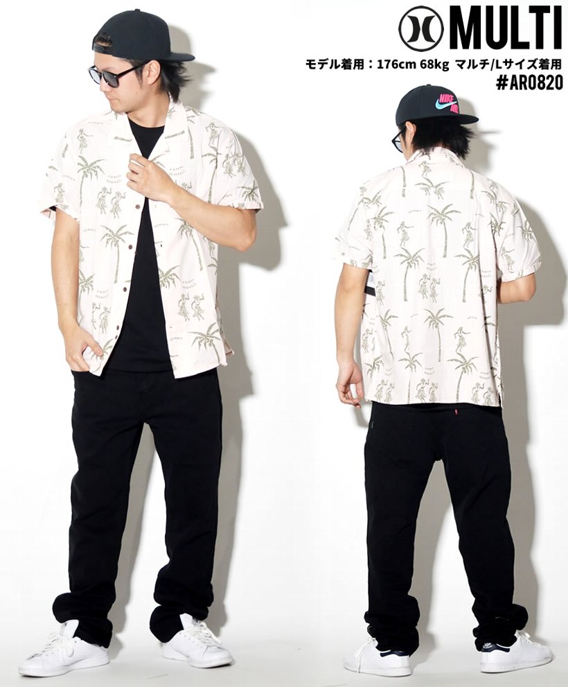 Hurley ハーレー アロハシャツ メンズ 半袖 AR9603 USモデル 2019春 新作