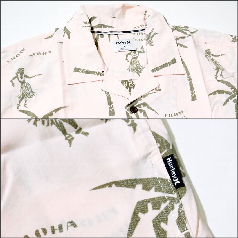 Hurley ハーレー アロハシャツ メンズ 半袖 AR9603 USモデル 2019春 新作