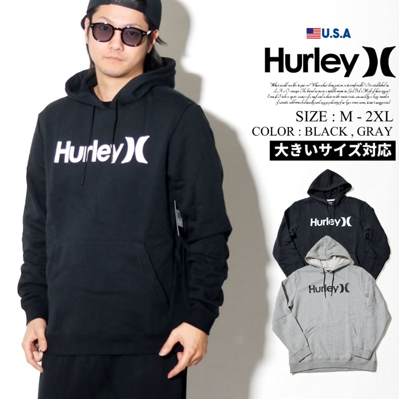 HURLEY ハーレー パーカー メンズ プルオーバー ロゴ サーフ系 アメカジ ファッション SURF CHECK ONE  ONLY  PULLOVER AQ0773 服 通販