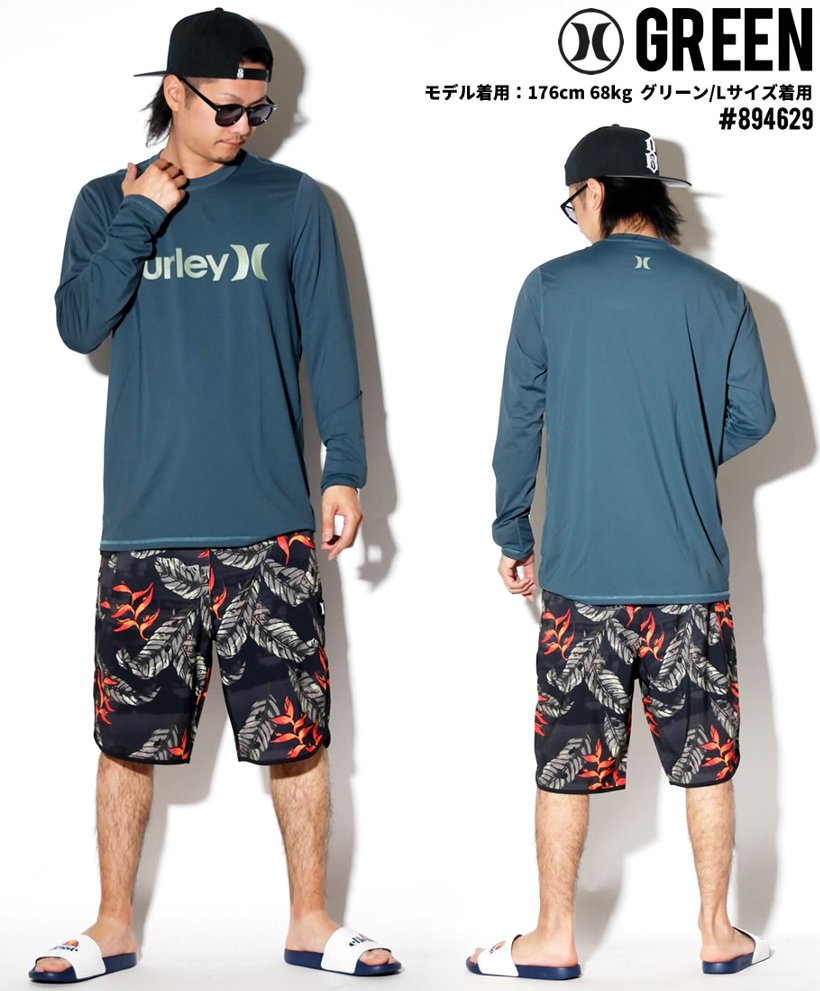 Hurley ハーレー ラッシュガード Tシャツ メンズ 長袖 894629