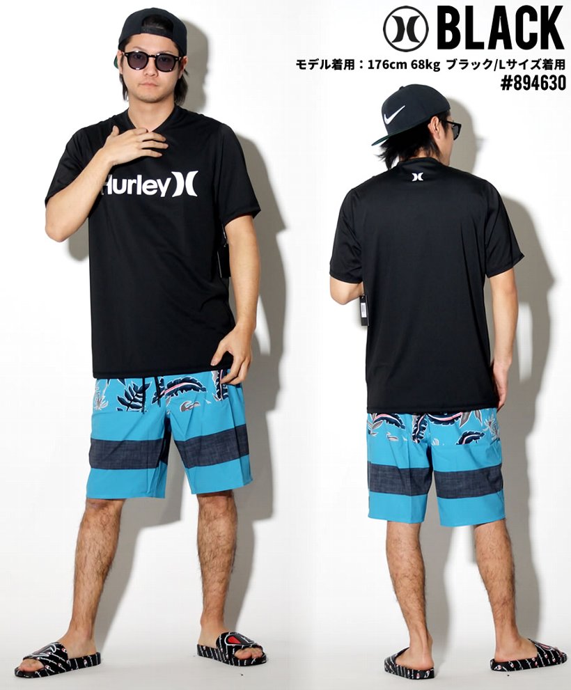 Hurley ハーレー ラッシュガード Tシャツ メンズ 半袖 894630