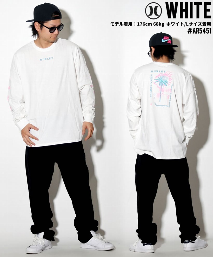 Hurley ハーレー Tシャツ メンズ 長袖 ロンT AR5451 USモデル 2019春 新作