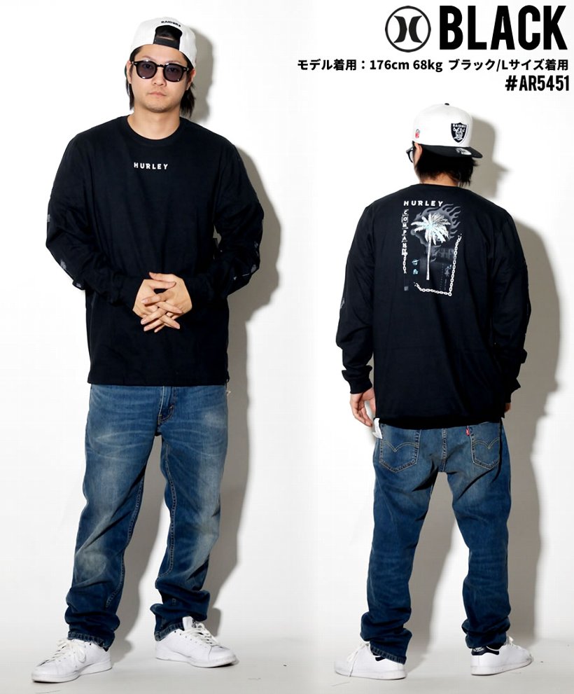 Hurley ハーレー Tシャツ メンズ 長袖 ロンT AR5451 USモデル 2019春 新作
