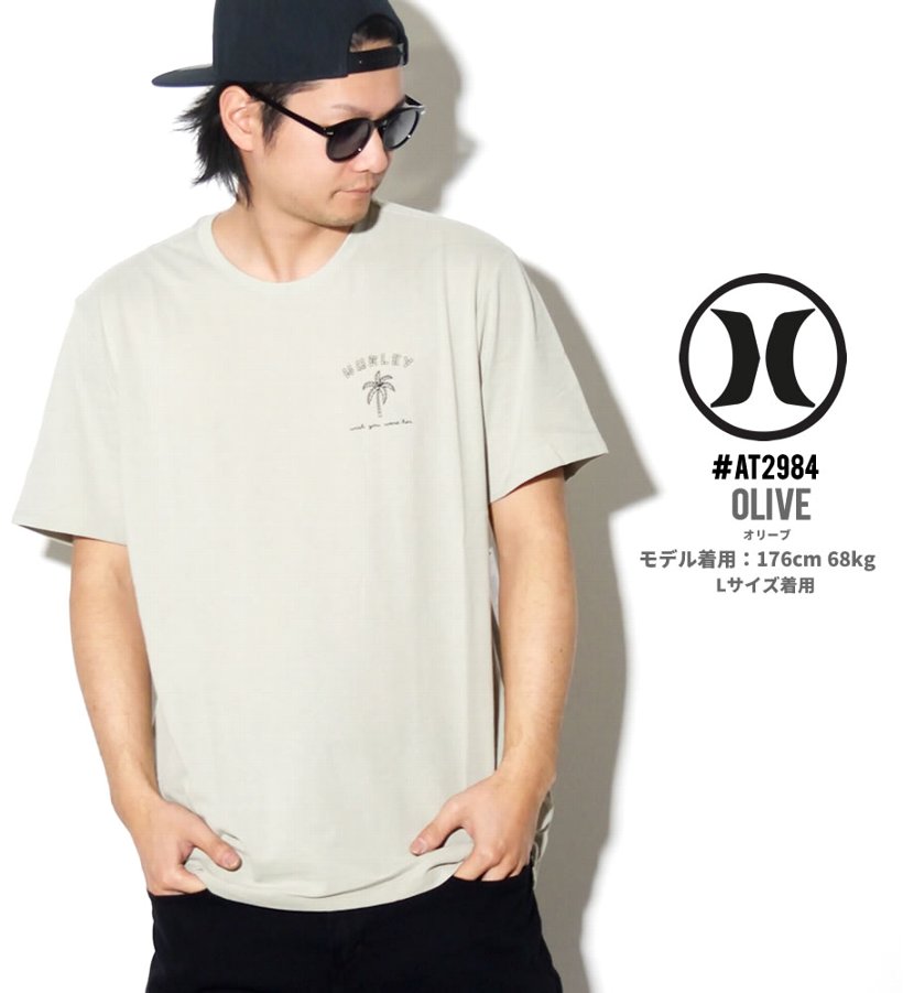 Hurley ハーレー Tシャツ メンズ 半袖 AT2984 USモデル 2019春 新作
