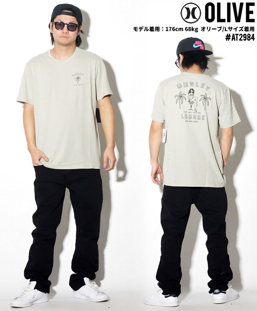 Hurley ハーレー Tシャツ メンズ 半袖 AT2984 USモデル 2019春 新作