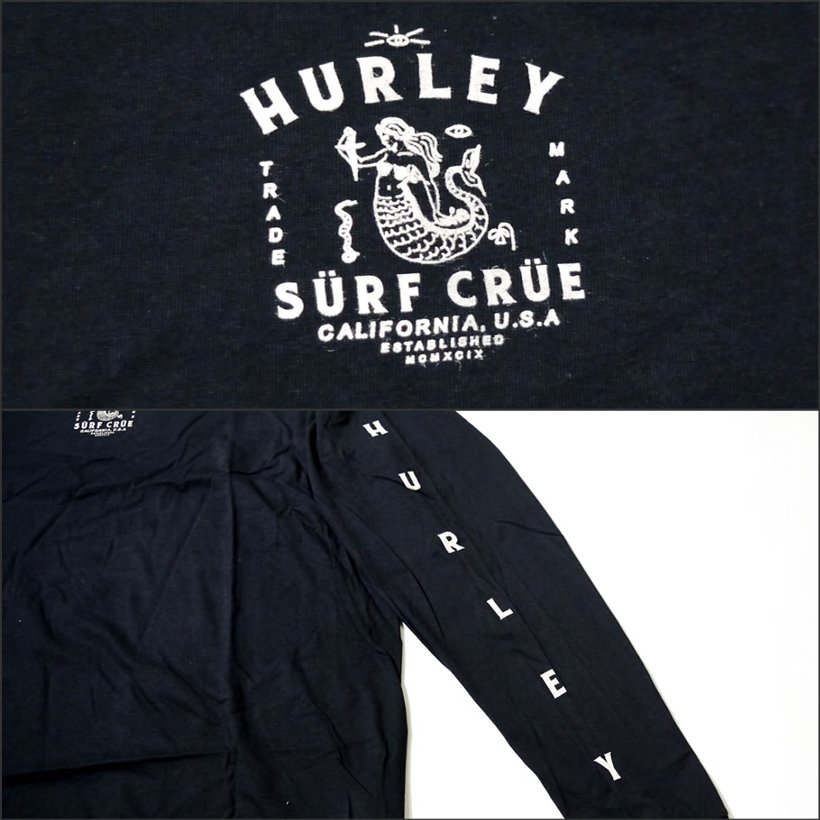 Hurley ハーレー Tシャツ メンズ 長袖 ロンT AR5450 USモデル 2019春 新作