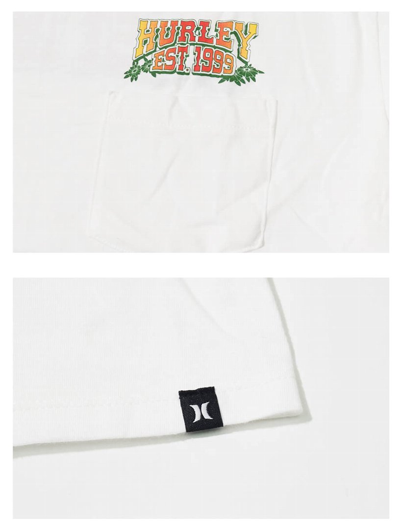 Hurley ハーレー Tシャツ メンズ 半袖 ブランド CQ8576 白 USモデル 2020夏 新作