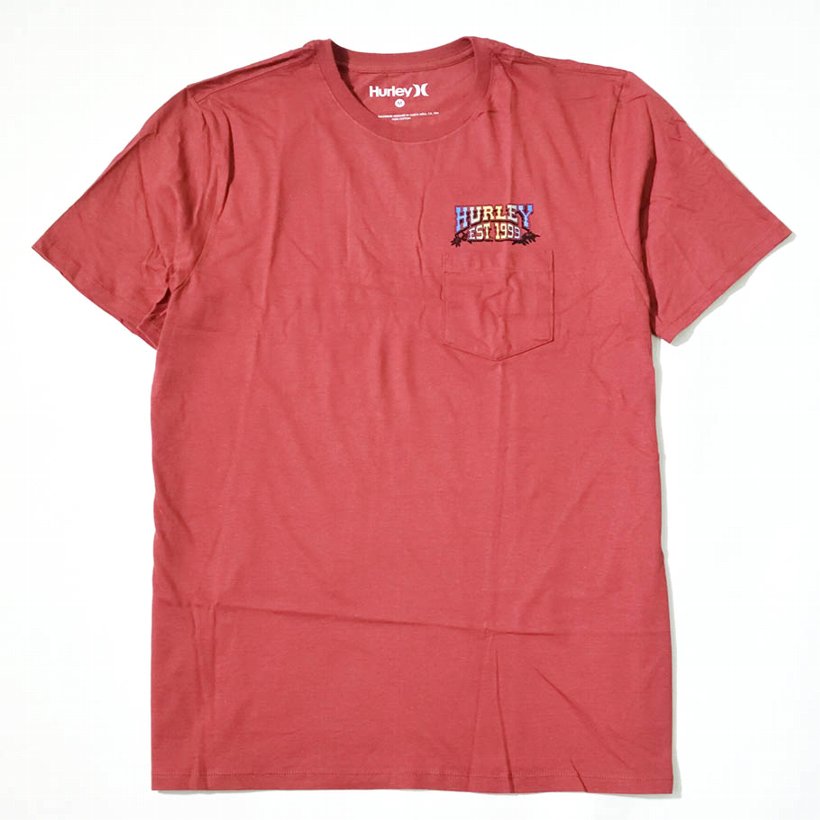 Hurley ハーレー Tシャツ メンズ 半袖 ブランド CQ8576 赤 USモデル 2020夏 新作