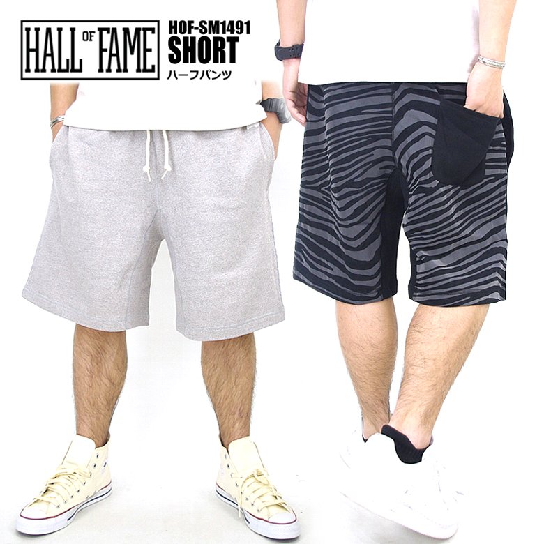 HALL OF FAME ホールオブフェイム ハーフパンツ スウェットパンツ メンズ HOFSM1491 ヒップホップ 服 B系ファッション