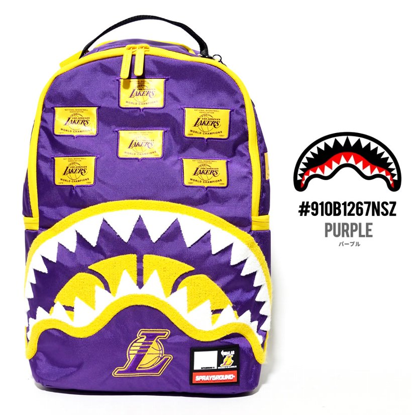 スプレーグラウンド SPRAYGROUND バックパック リュックサック メンズ 大容量 ブランド おしゃれ NBA ロサンゼルス レイカーズ