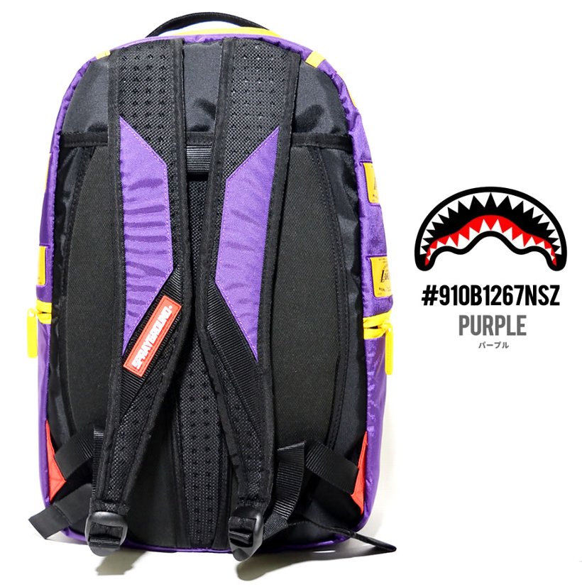 スプレーグラウンド SPRAYGROUND バックパック リュックサック メンズ 大容量 ブランド おしゃれ NBA ロサンゼルス レイカーズ