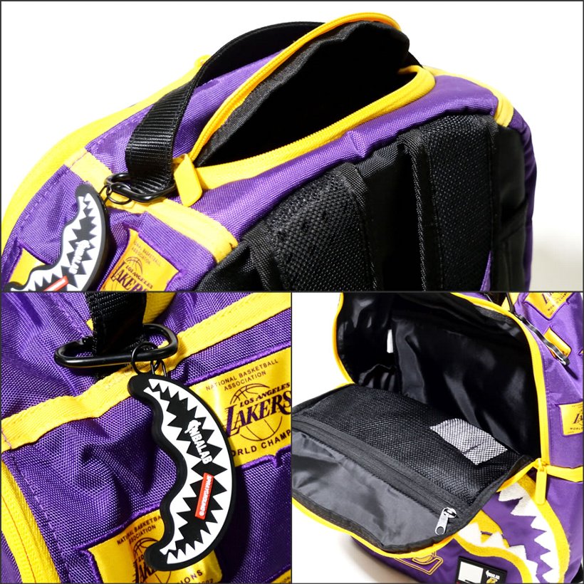 スプレーグラウンド SPRAYGROUND バックパック リュックサック メンズ 大容量 ブランド おしゃれ NBA ロサンゼルス レイカーズ