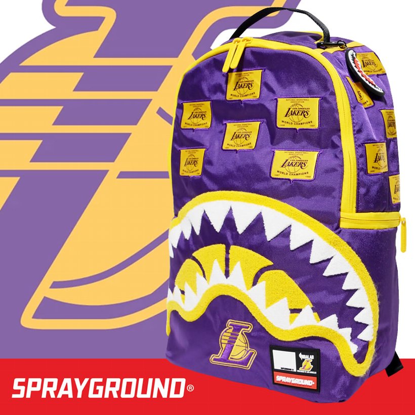 スプレーグラウンド SPRAYGROUND バックパック リュックサック メンズ 大容量 ブランド おしゃれ NBA ロサンゼルス レイカーズ
