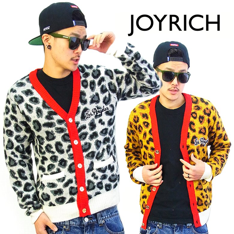 JOYRICH ジョイリッチ カーディガン メンズ レディース 豹柄 U1313CD