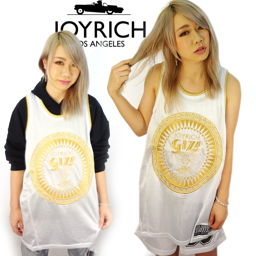 JOYRICH×GIZA (ジョイリッチ×ギザ) メッシュタンクトップ メンズ レディース 半袖 H1401TK