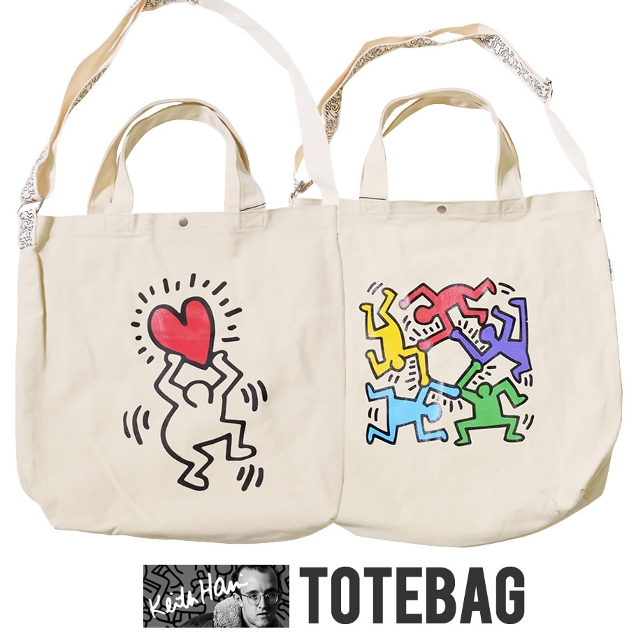 Keith Haring キース へリング 2way ショルダー トート バッグ ストリート系 スケーター ファッション Kh 1801 鞄 通販