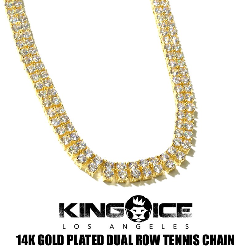 ネックレス メンズ ブランド ゴールド 14k KINGICE キングアイス NKX03280