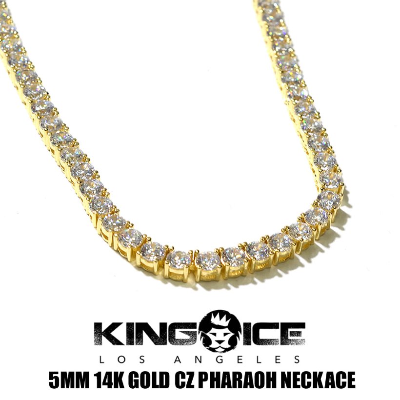 ネックレス メンズ ブランド ゴールド 14k KINGICE キングアイス NKX02953
