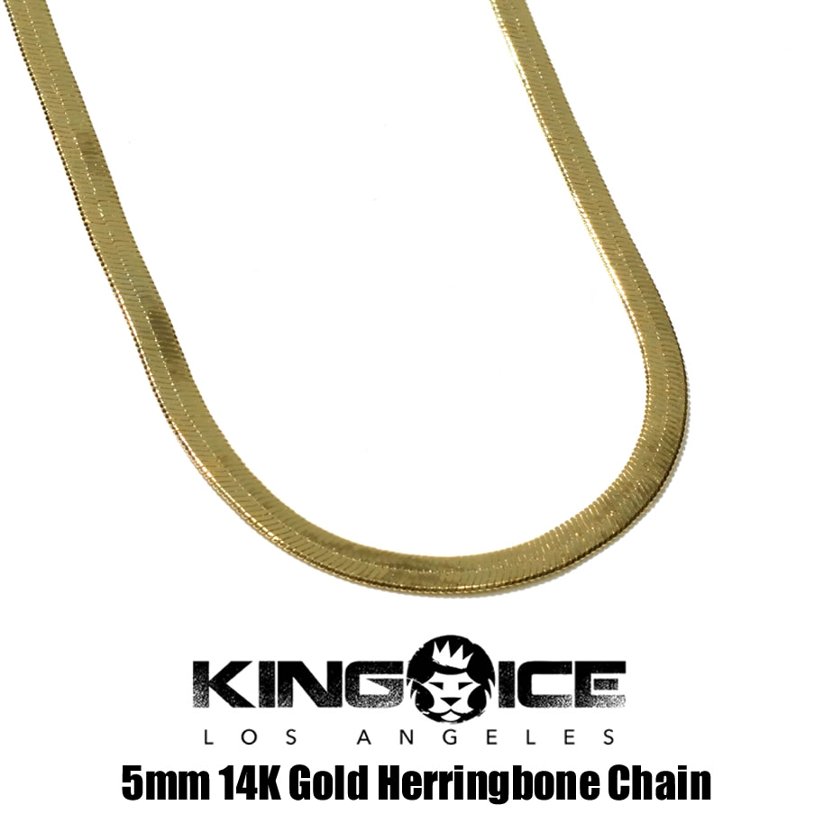 ネックレス メンズ ブランド ゴールド 14k KINGICE キングアイス NKX08956