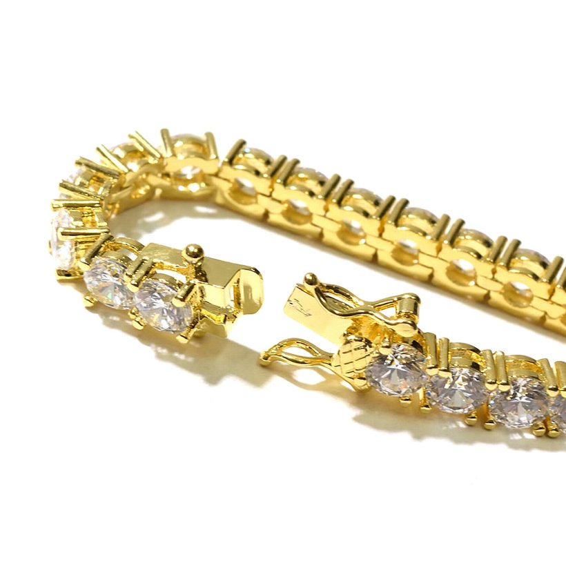 ブレスレット メンズ ブランド ゴールド 14k KINGICE キングアイス BRX02474