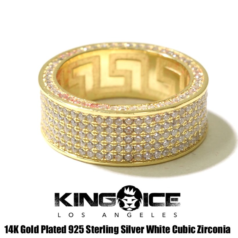 指輪 メンズ ブランド ゴールド 14k KINGICE キングアイス RGX11885