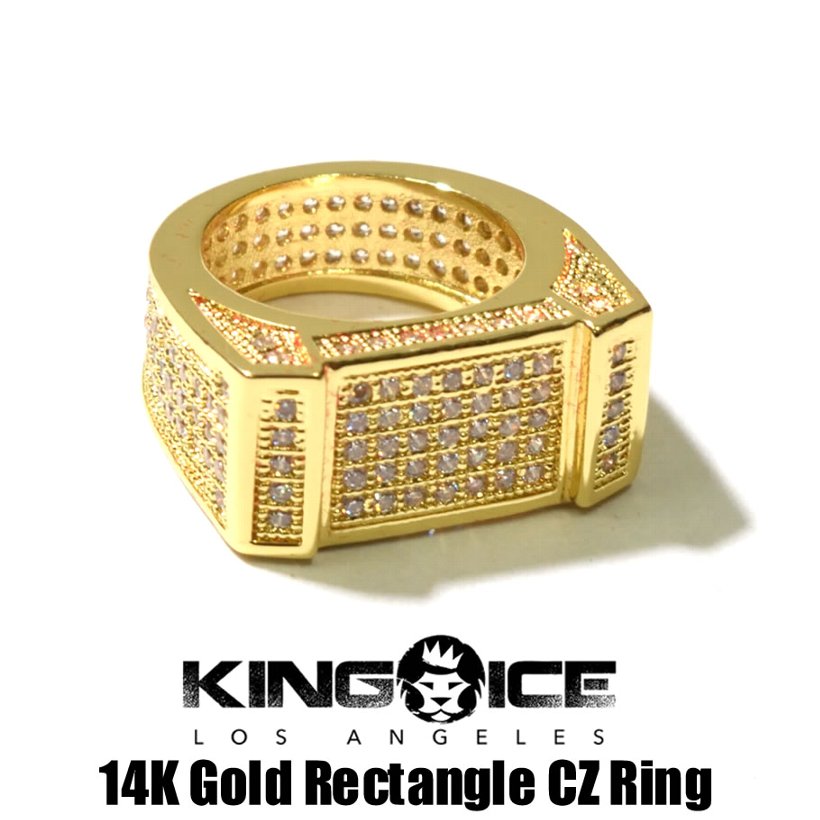 指輪 メンズ ブランド ゴールド 14k KINGICE キングアイス RGX11000