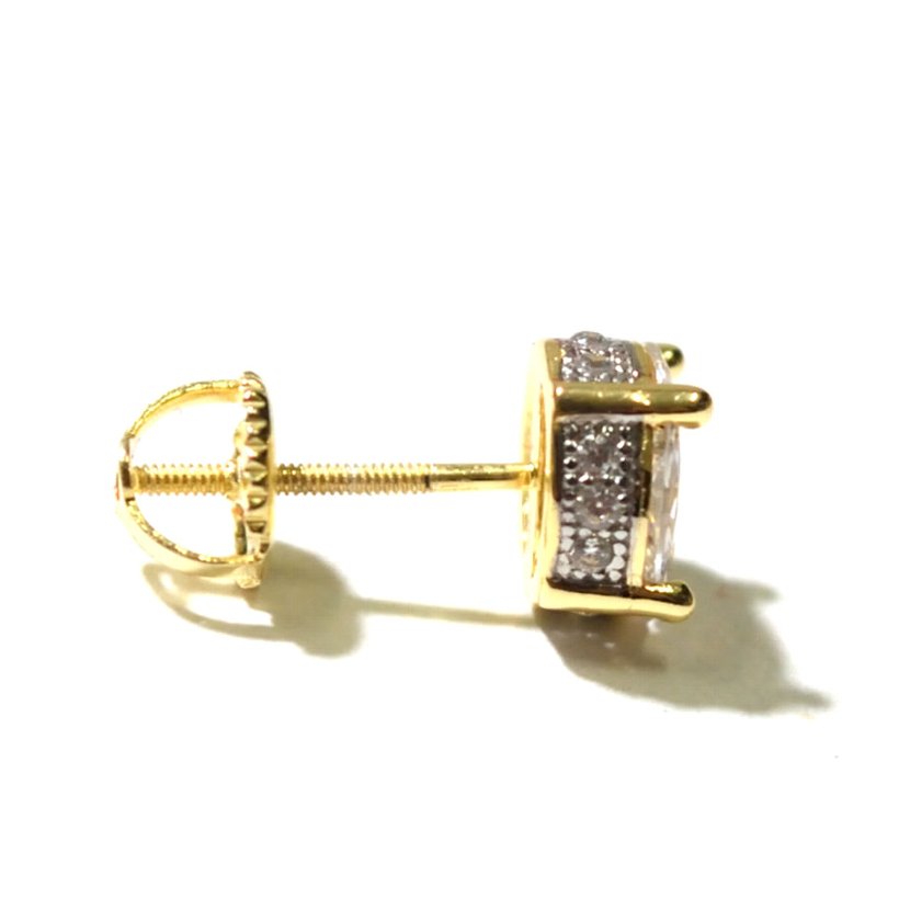 ピアス メンズ ブランド ゴールド 14k KINGICE キングアイス ERX10597
